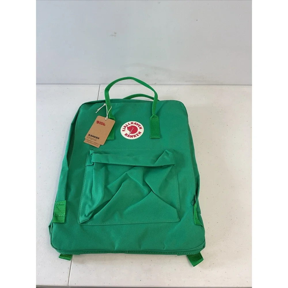 NEW Fjallraven Kanken Classic Kanken Backpack Kelly Green